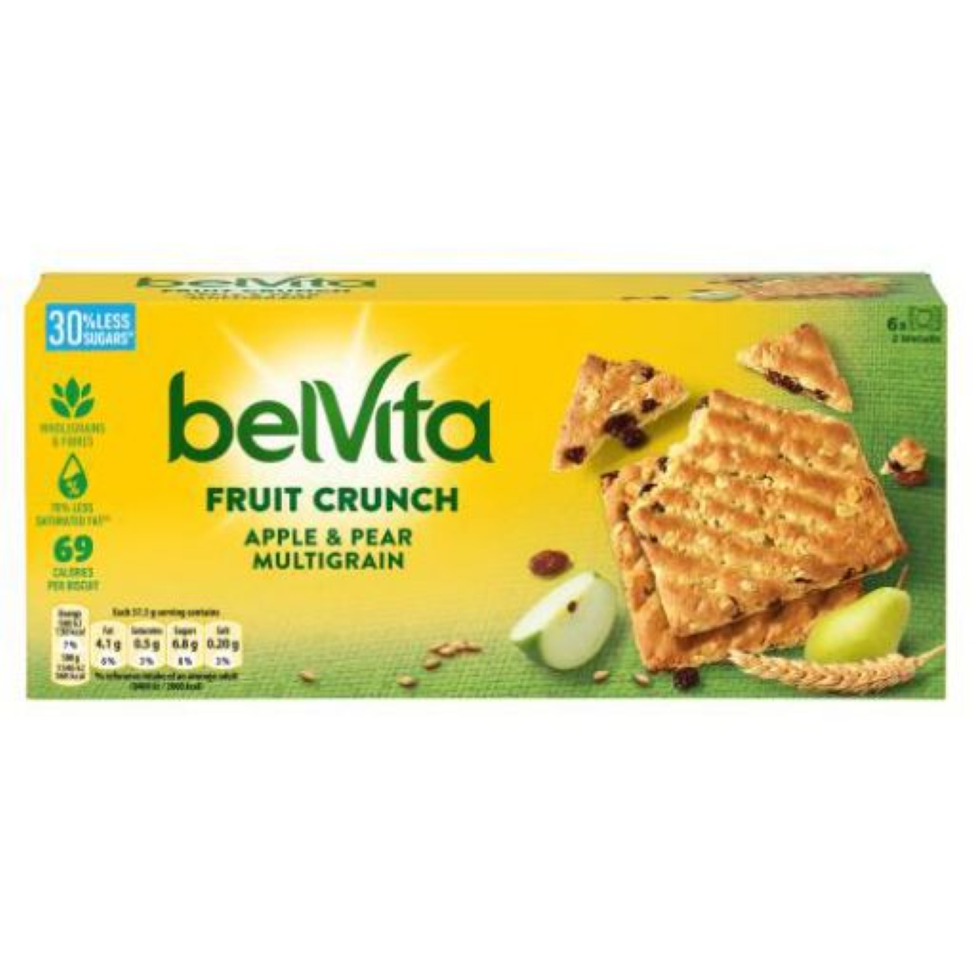 BELVITA CRUNCH APPLE N PEAR 225G